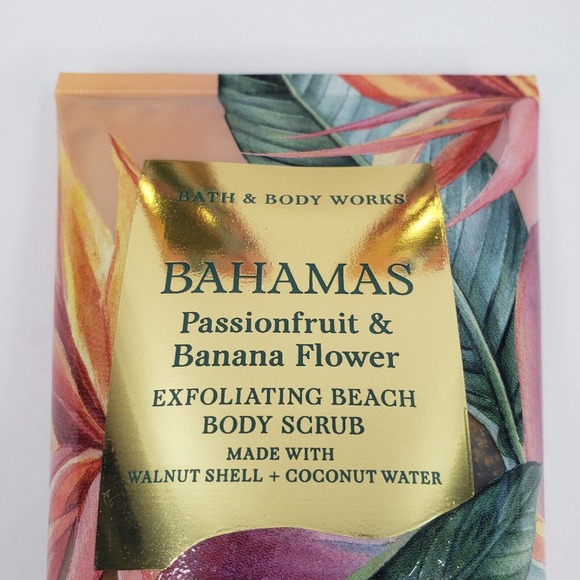 3 BAHAMAS Passionfruit Banana Flower Body Scrub Exfoliating Wash Bath Body Works - Picture 2 of 6